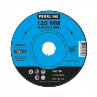 Круг для шлифования FerrLine Energy 125 х 6 х 22,2 мм A30TBF