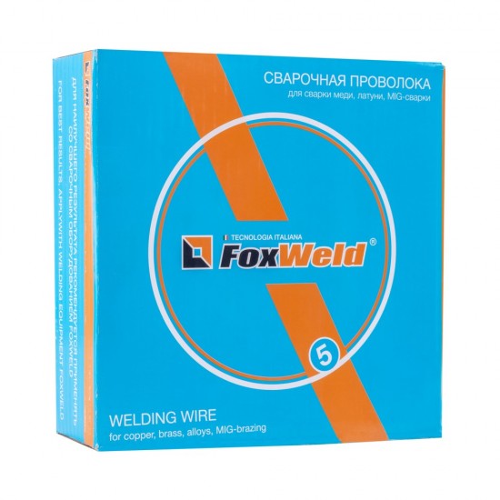 FoxWeld Проволока медная CuSi3 д.1.0мм, 5кг D200 (пр-во FoxWeld/КНР)