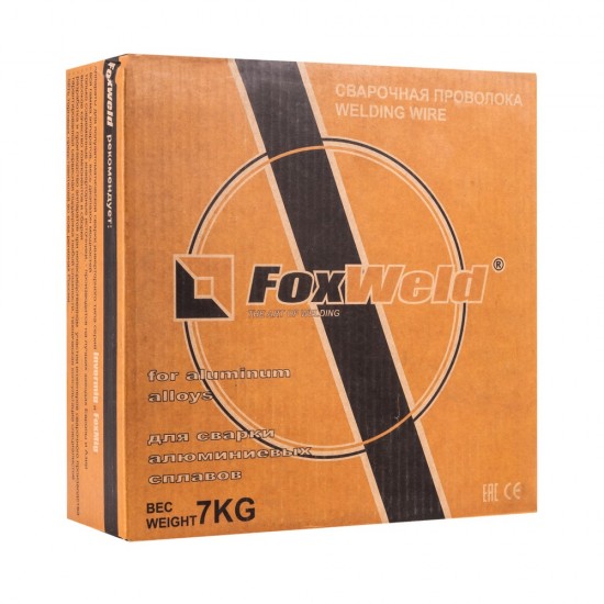 FoxWeld Проволока алюминиевая AL Si 5 (ER-4043) д.1.0мм, 7кг D300 (пр-во FoxWeld/КНР)