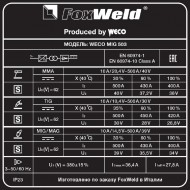 Сварочный полуавтомат WECO MIG 503